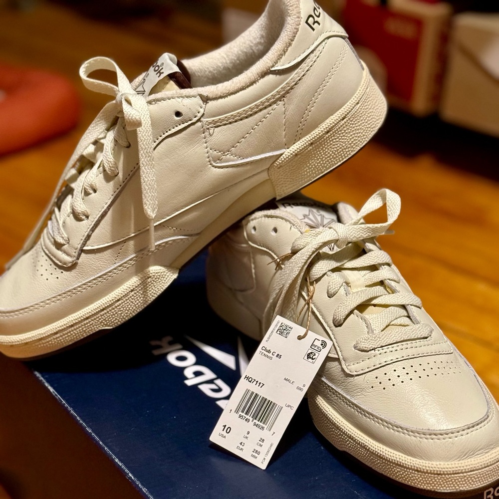Reebok Club C 85 Vintage Chalk / Brush Brown Men’s Sz 10